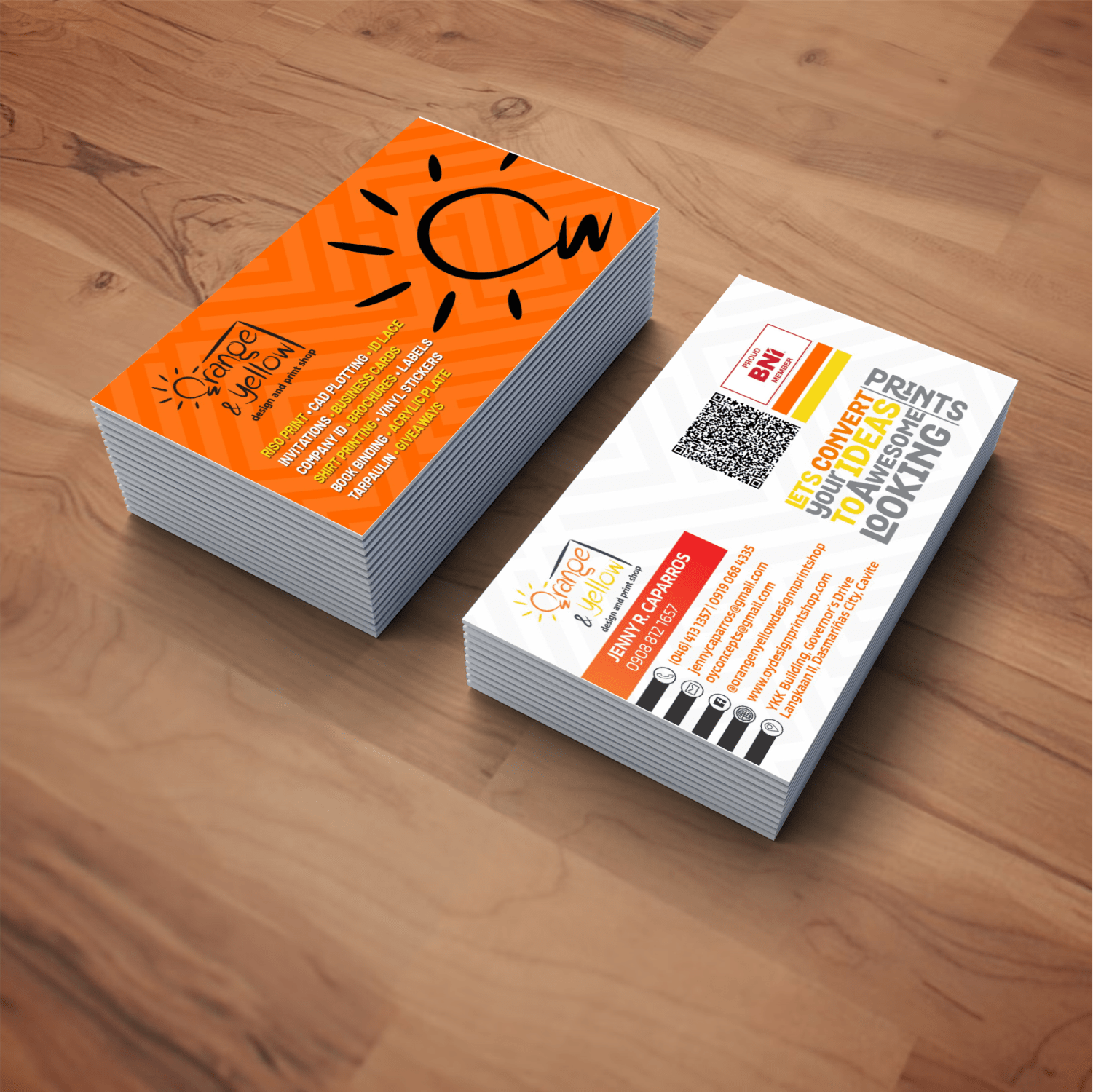 Business Cards Bevania white 300 gsm