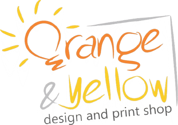 Orange & Yellow Design & Print Shop
