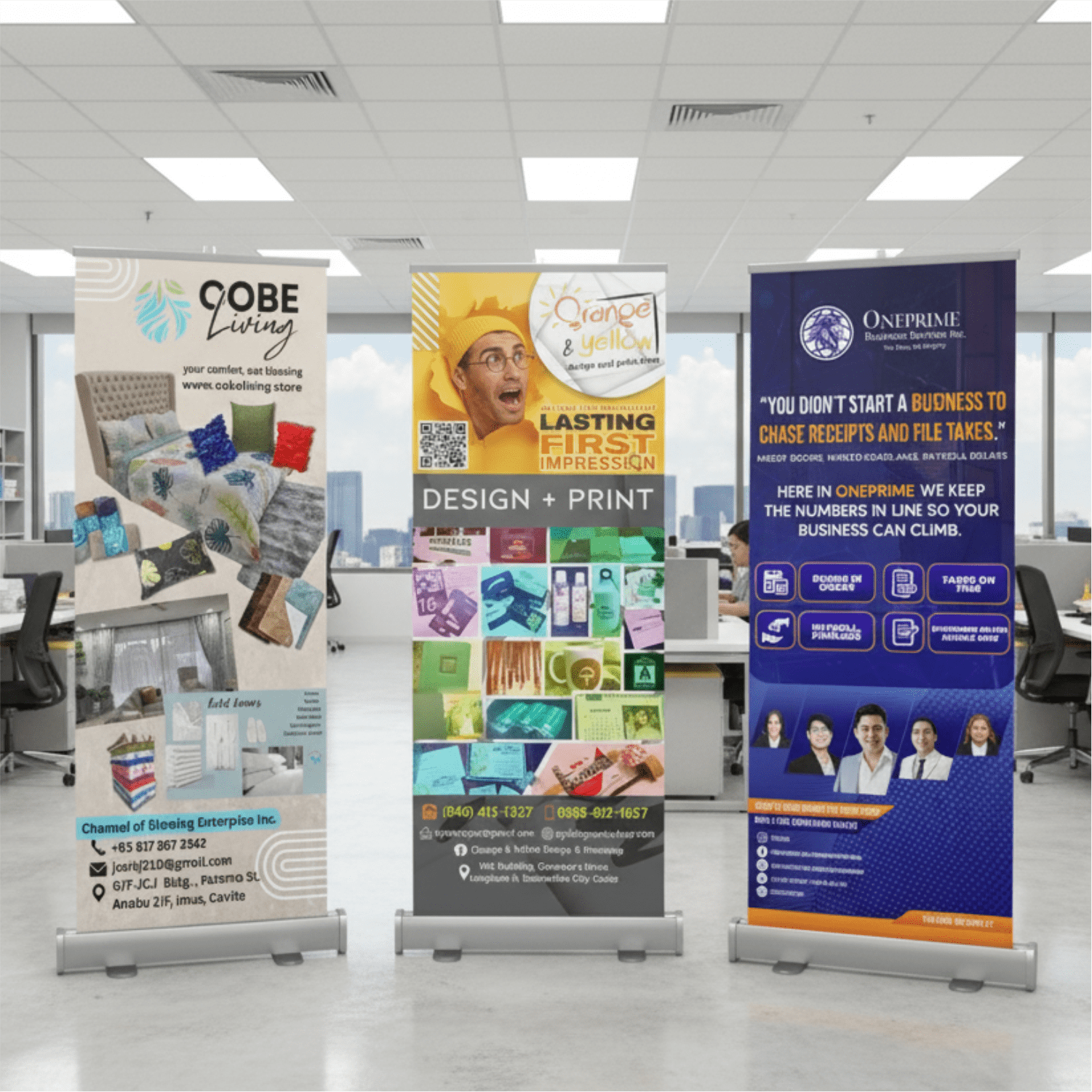 Roll-Up Banner (2x5ft)
